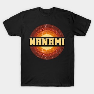 Vintage Proud Name Nanami Anime Gifts Circle T-Shirt